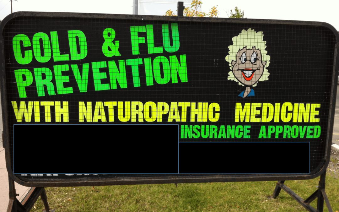 A Naturopathic “Doctor” Can’t Prevent The Flu